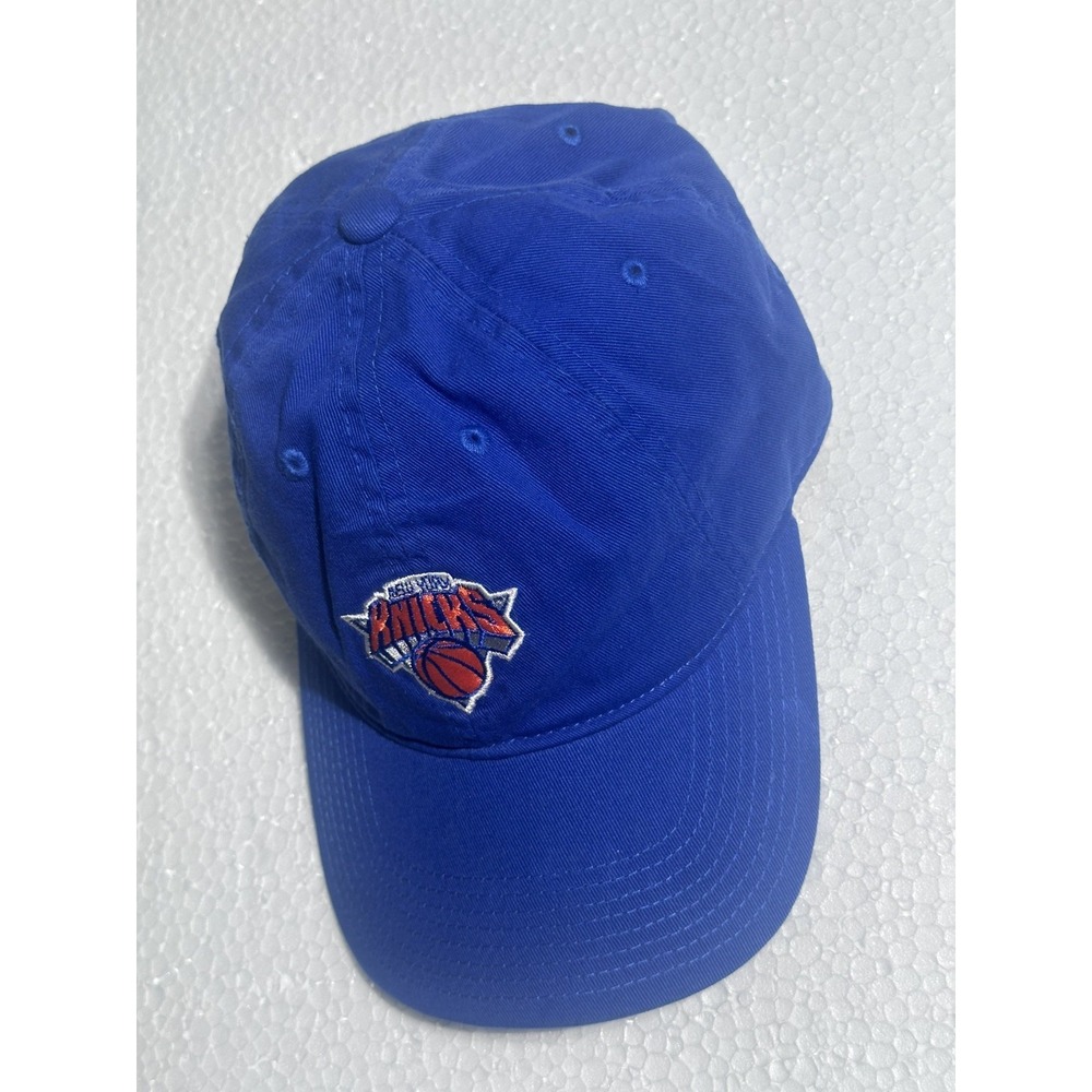 Mitchell & Ness New York Knicks Blue Strapback Cap NBA Curved Brim